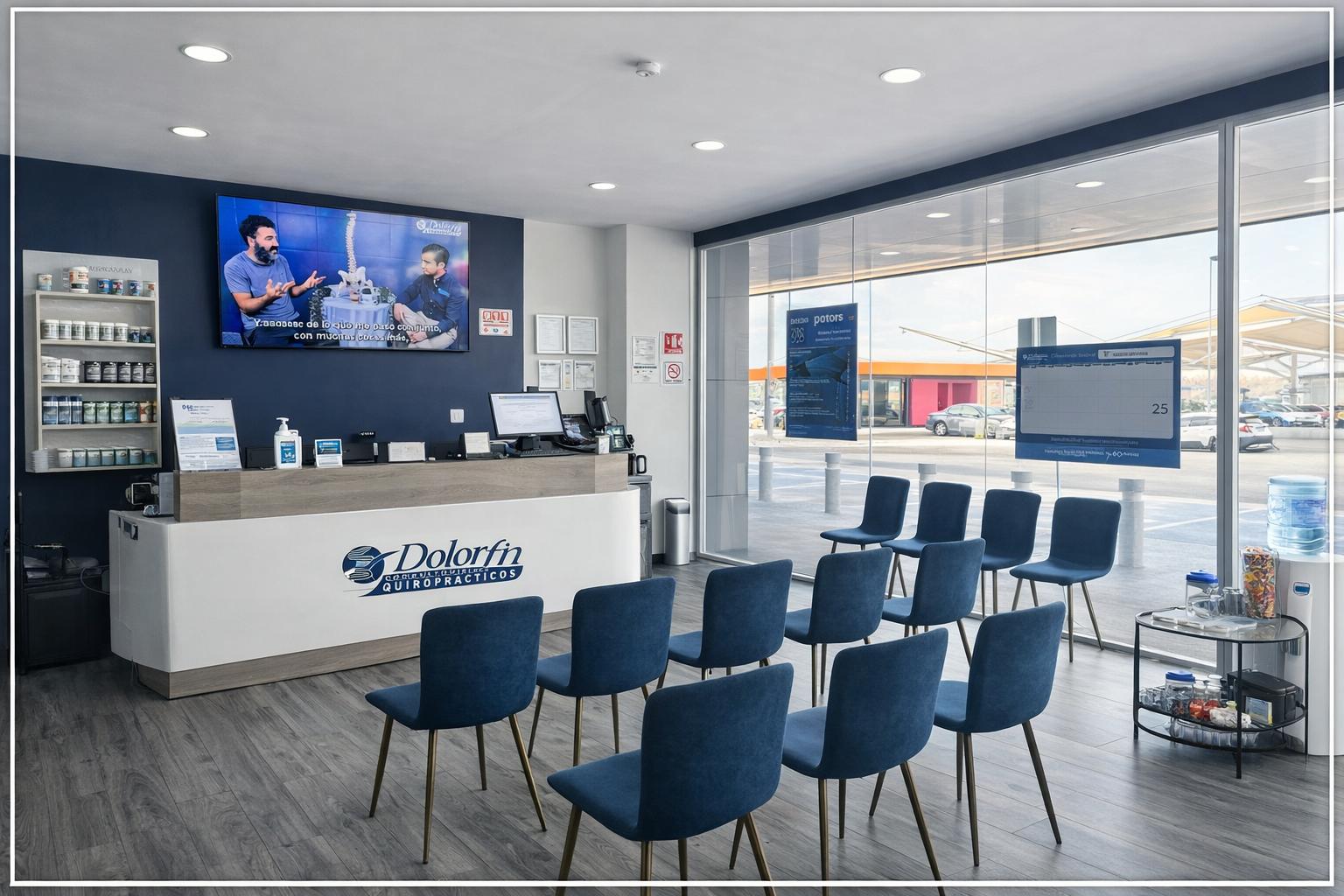 Recepción y área de espera Dolorfin Cumbres Monterrey