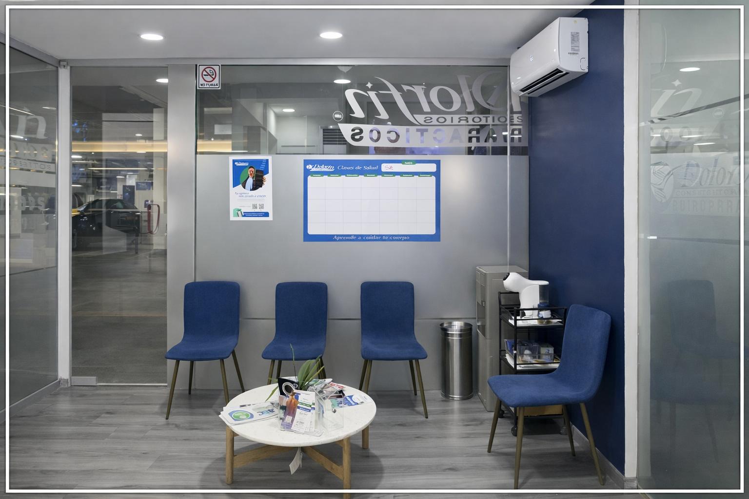 Recepción y área de espera Dolorfin Esfera Monterrey