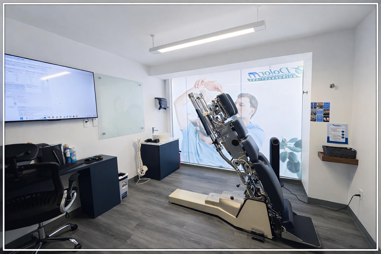 Sala de ajustes vertebrales y quiropráctica Dolorfin Parque Hundido – Benito Juárez