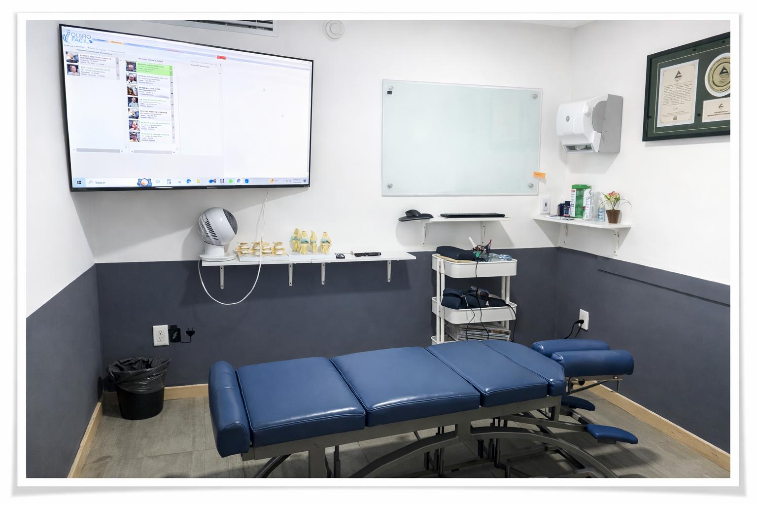 Sala de ajustes vertebrales y quiropráctica Dolorfin Oasis Coyoacán