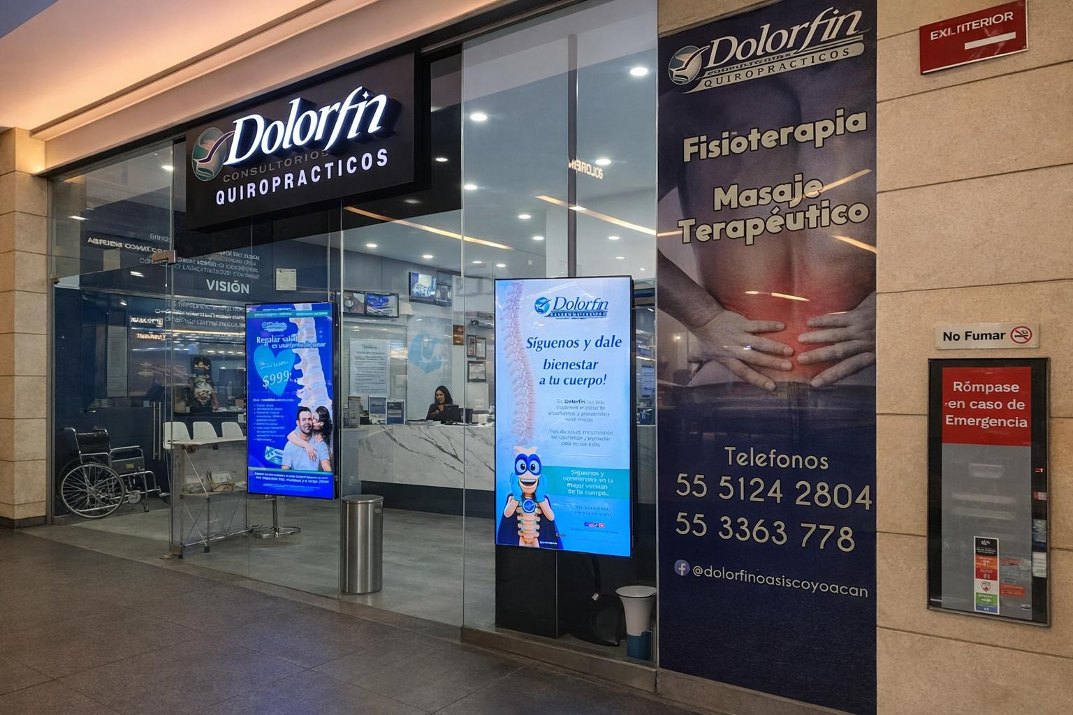 Fachada exterior de Dolorfin Oasis Coyoacán en Oxtopulco, CDMX Sur