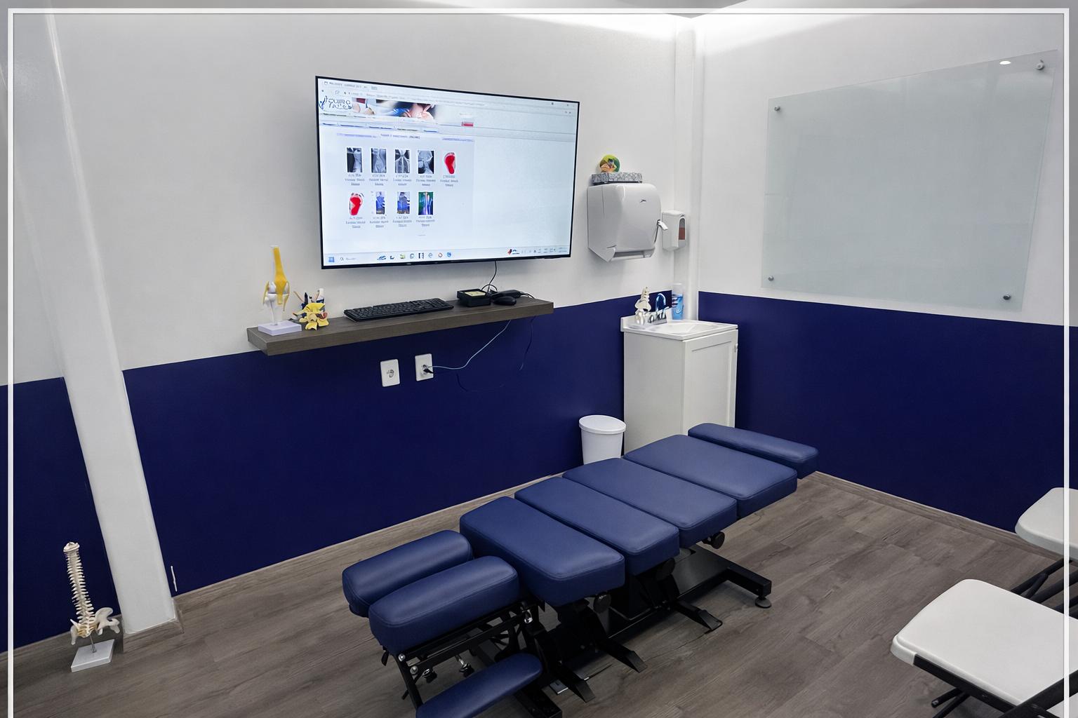 Área de terapia manual y quiropráctica Dolorfin Puebla