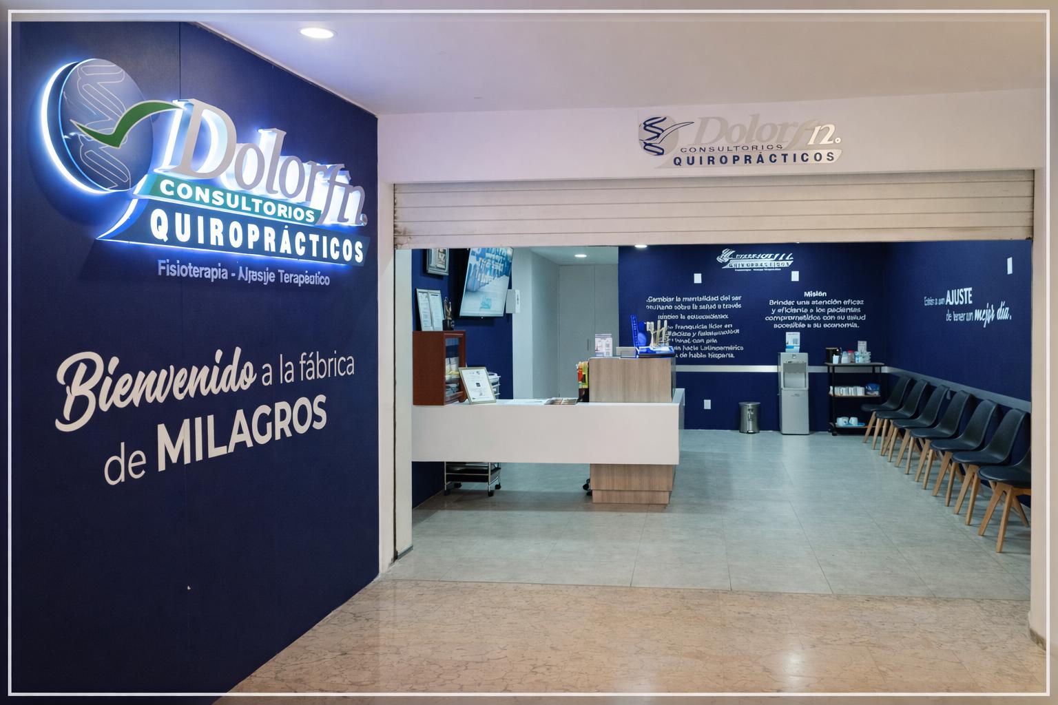 Área común y ambiente terapéutico en Dolorfin Galerías Querétaro – Los Virreyes