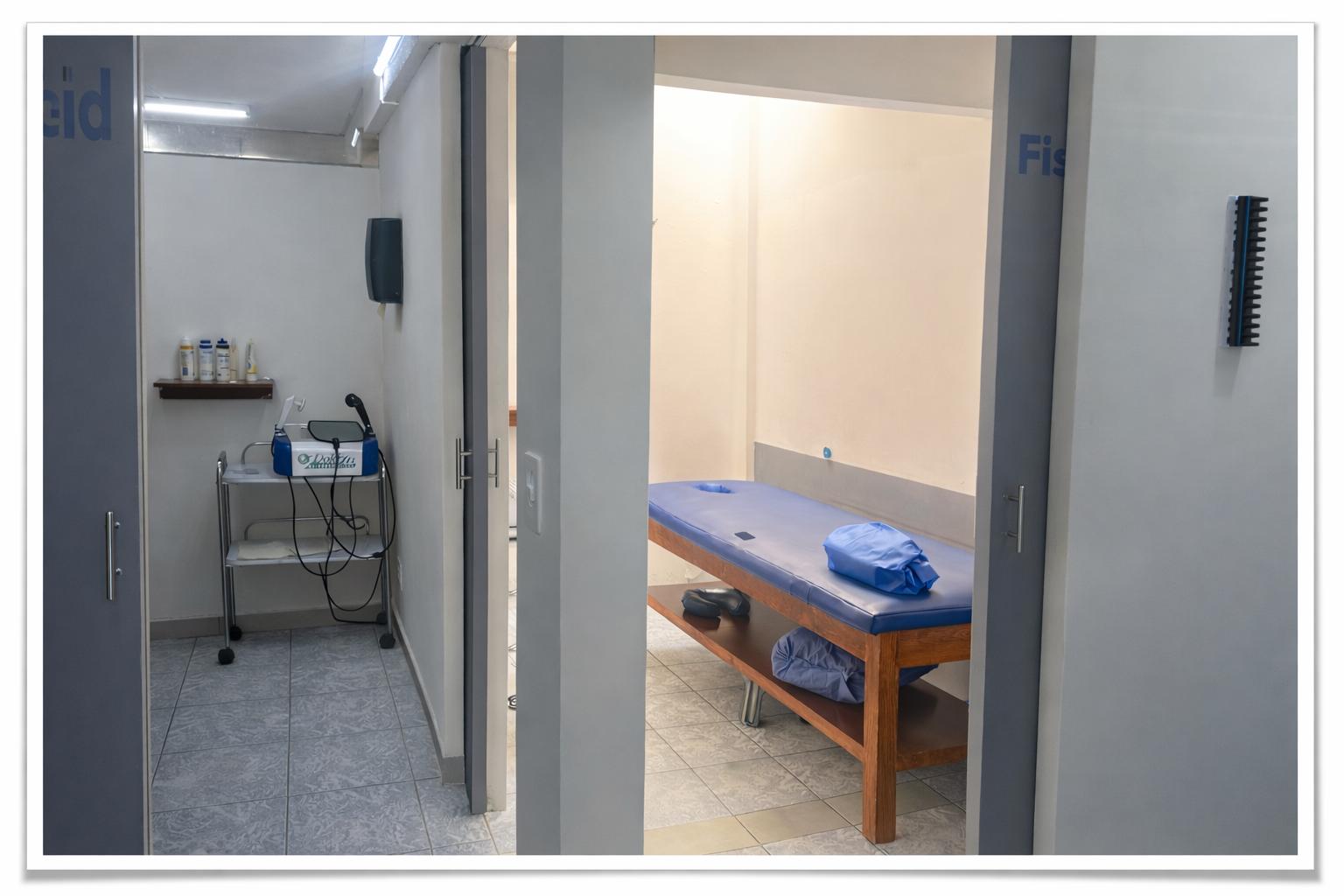 Sala de fisioterapia avanzada en Dolorfin Roma Sur Del Valle – CDMX Centro