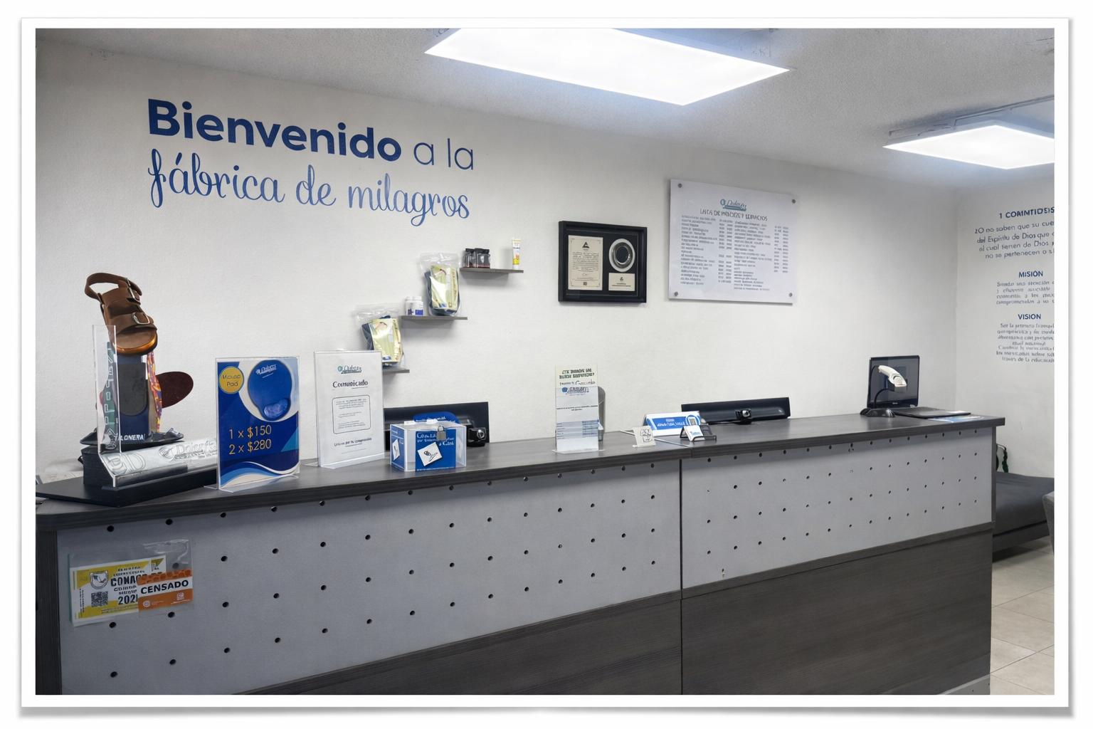 Recepción y área de espera en Dolorfin Roma Sur Del Valle – Cuauhtémoc CDMX